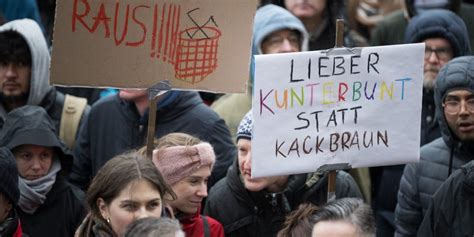 Mehrere Tausend Menschen Bei Demos Gegen Afd J Dische Allgemeine