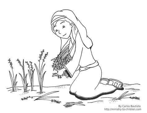 Boaz And Ruth Coloring Pages Coloring Home