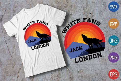 White Fang Jack London Graphic by MN_ Creation · Creative Fabrica