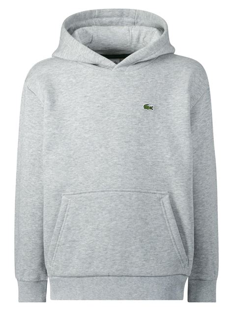 Lacoste Hoodie Grey For Boys