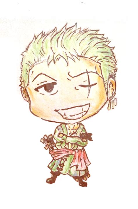 Fanart Chibi Zoro By Echoestea On Deviantart