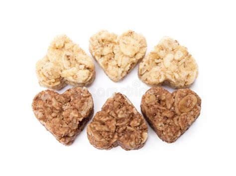 Oatmeal heart dessert stock image. Image of closeup - 125729985