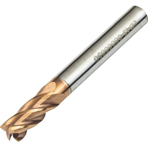 Ed S Mm Diameter Flute Carbide End Mill Alticrn Coated