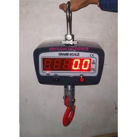 Abhyuday Abs Ss And Ms Hanging Crane Scale For Industrial Capacity