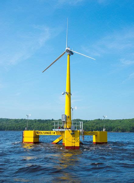 First U S Grid Connected Offshore Wind Turbine Installed Off The Coast