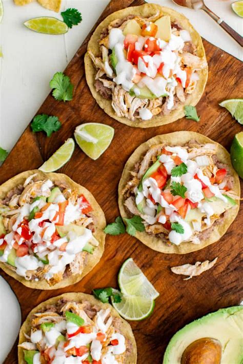 Chicken Tostadas Easy Chicken Recipes