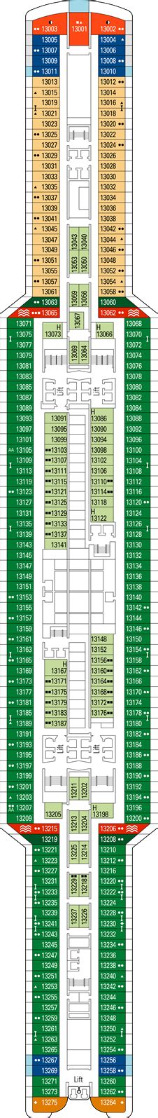 MSC Seaside Deck Plans: Ship Layout, Staterooms & Map - Cruise Critic