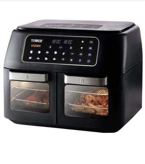 Tower Vortx Vizion 11L Dual Air Fryer Oven T17102 Online Kaufen EBay