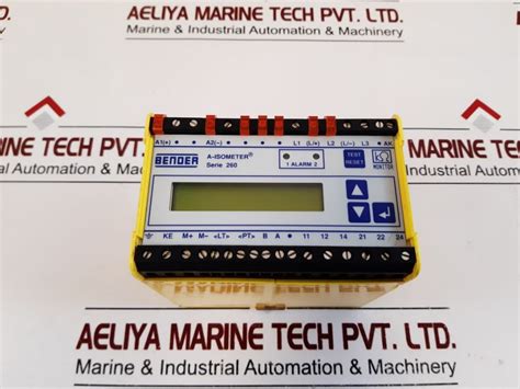 Bender Irdh265 3 Insulation Monitoring Device Aeliya Marine