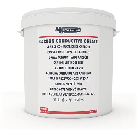 Mg Chemicals 846 378l Black Carbon Conductive Grease 378 L 1 Gal