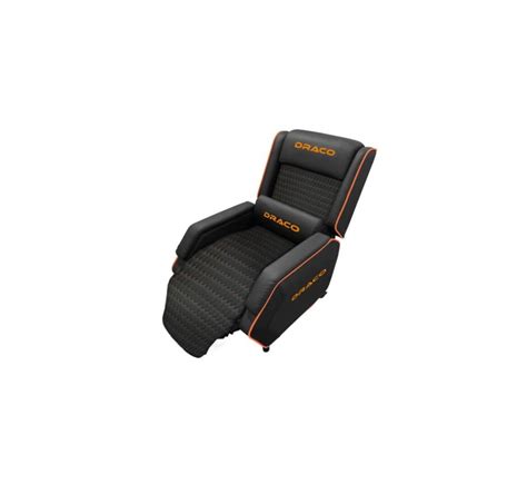 Sof Gamer Reclinable Dragon Xt Modelo Draco Color Negro Naranja