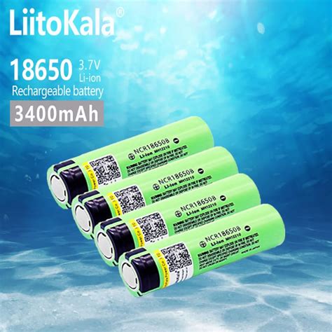 Heißer LiitoKala Neue Original NCR18650B 34B 3 7 V 18650 3400mAh