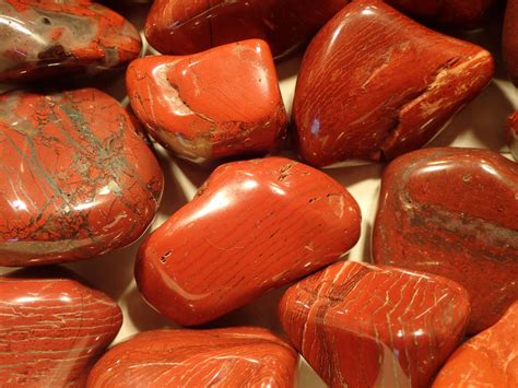 Red Jasper Minerals Crystals And Gemstones Polished Carved Tumbled