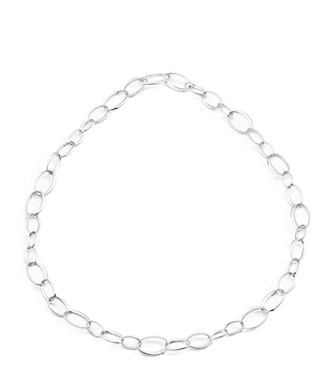 Pomellato Manganese White Gold Chain Necklace Harrods Us