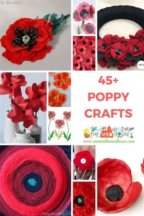 Over 45 Poppy Crafts - Perfect for Remembrance, Armistice or Veteran’s ...