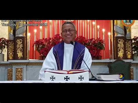 Fr Ciano Ubod Today S Gospel December 15 2022 YouTube