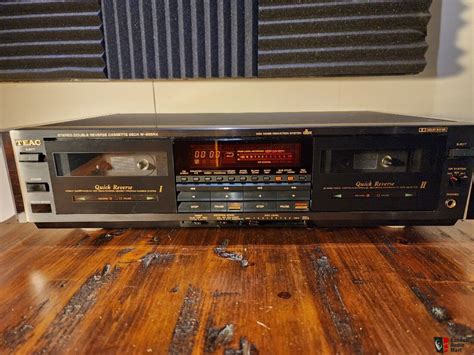 Teac Stereo Double Reverse Cassette Deck W 995RX With Original Side