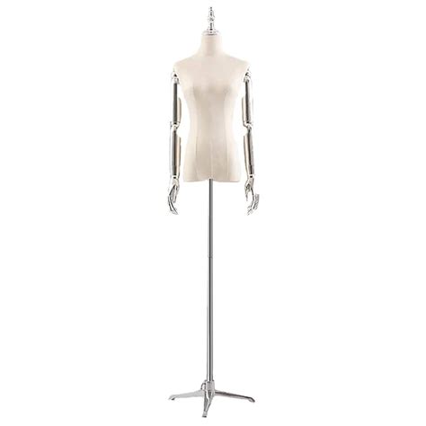 Buy Female Dress Form Mannequin Body Torso With Plastic Arms Upper