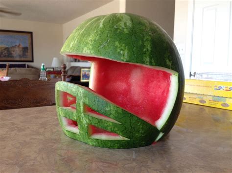 Watermelon Helmet Fresh Fruit 4th Of July
