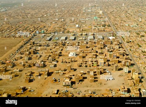 Aerial View Khartoum Capital Of Sudan Africa Stock Photo Alamy