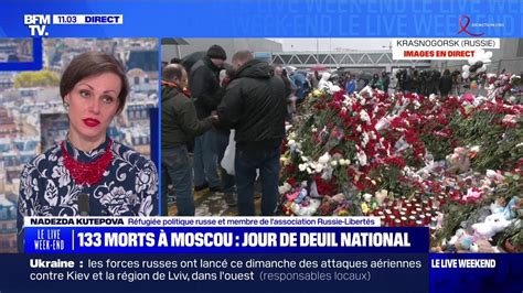 Attentat à Moscou jour de deuil national en Russie 24 03