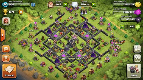 Best Clash of Clans Town Hall 9 Hybrid Base Layout