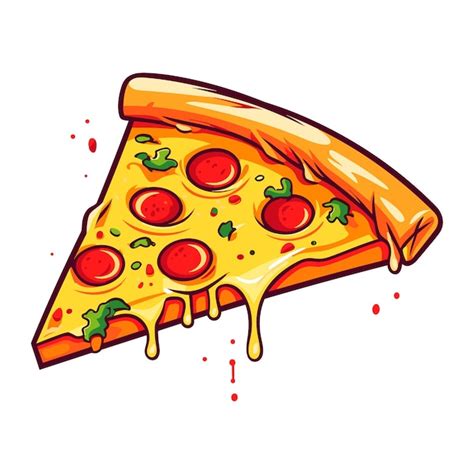 Premium Vector Pizza Vector Illustration