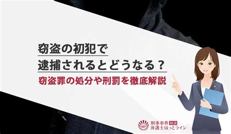 窃盗の初犯で逮捕されるとどうなる？窃盗罪の処分や刑罰を徹底解説 刑事事件相談弁護士ほっとライン