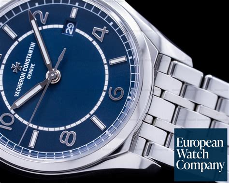 Vacheron Constantin E A B Fiftysix Self Winding Ss Blue Dial