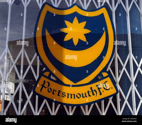 Football club badge portsmouth hi-res stock photography and images - Alamy