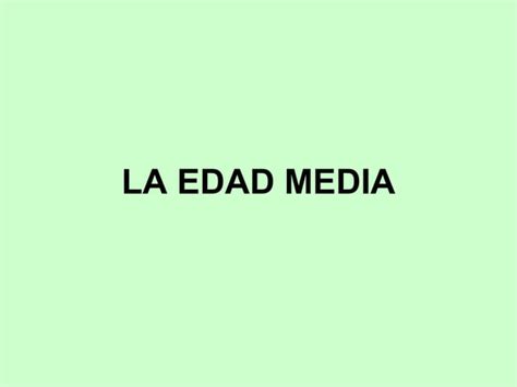 La edad media y el renacimiento español PPT