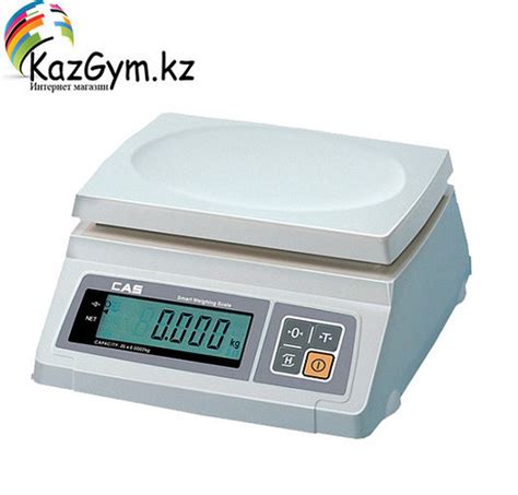 Весы электронные CAS SW-2, (260х287х119 мм, платформа 241 × 192мм, 110 ...