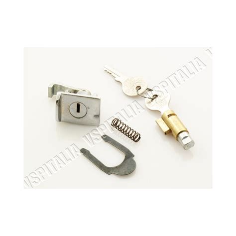 Kit Serratura Bloccasterzo Lunga Con Guida Da 4mm E Serratura Bauletto