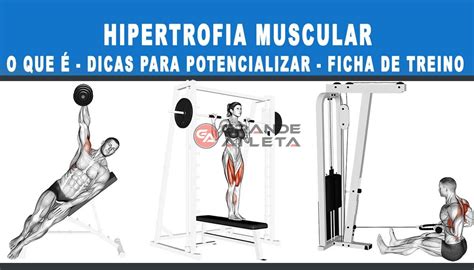 Hipertrofia O Que Dicas Para Potencializar E Ficha Montada