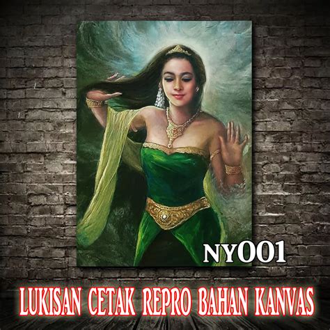 Lukisan Repro Nyiloro Kidul Bahan Canvas Ukuran X Cm Lukisan Cetak