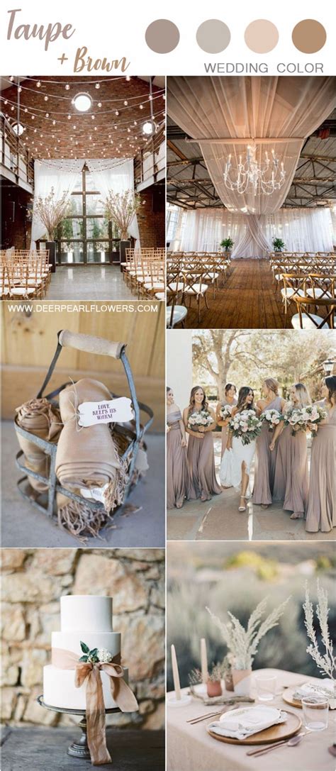 8 Stunning Muted Neutral Wedding Color Palette Ideas | Deer Pearl Flowers