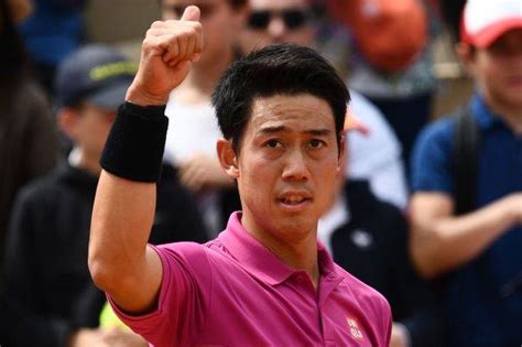 全仏オープンの1回戦に快勝した錦織圭＝パリ：男子テニス 錦織圭 写真特集：時事ドットコム