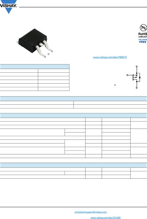 Sum El Datasheet By Vishay Siliconix Digi Key Electronics