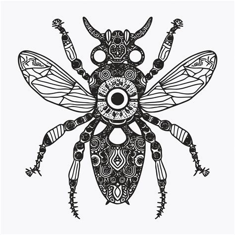 Premium Vector Tribal Beetle Tribal Design With Beetle Object