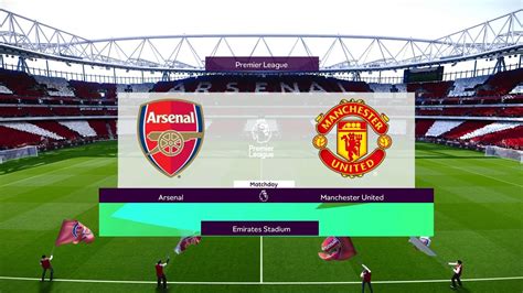 Arsenal Vs Manchester United Emirates Stadium 2023 24 Premier League Pes 2021 Youtube