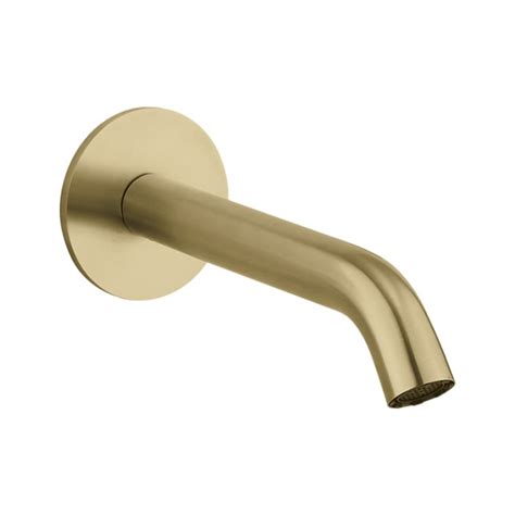 Crosswater 3one6 Brushed Brass 316 Wall Mounted Bath Spout Ts0370wsf