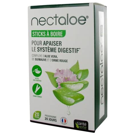 Nectaloe Sticks Boire Pour Apaiser Le Syst Me Digestif Sant Verte