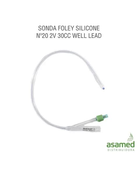 SONDA FOLEY SILICONE Nº20 2V 30CC WELL LEAD