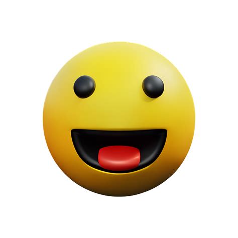 Emoji 3d Rendering Icon Illustration 28241645 Png