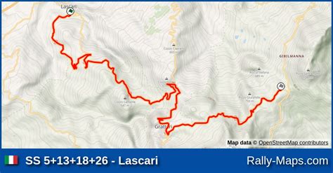 Ss 5131826 Lascari Stage Map Targa Florio 1981 Erc 🌍 Rally