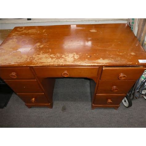 vintage wooden desk