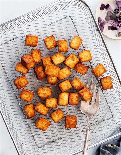 Crispy Air Fryer Tofu Recipe Love And Lemons