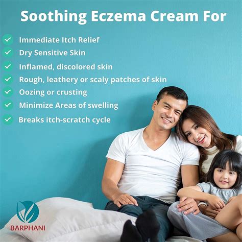 Barphani Hypoallergenic Natural Eczema Anti Itch Cream Extra Strength