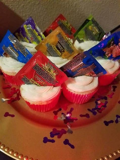 Condom Cupcakes Bachelorette Party Cookies Flavored Condoms My Feelings For You Safe Sex