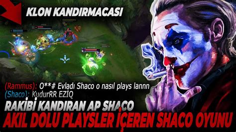 AP SHACO JUNGLE İLE RAKİPLERİ KANDIRAN SHACO OYNANIŞ YouTube